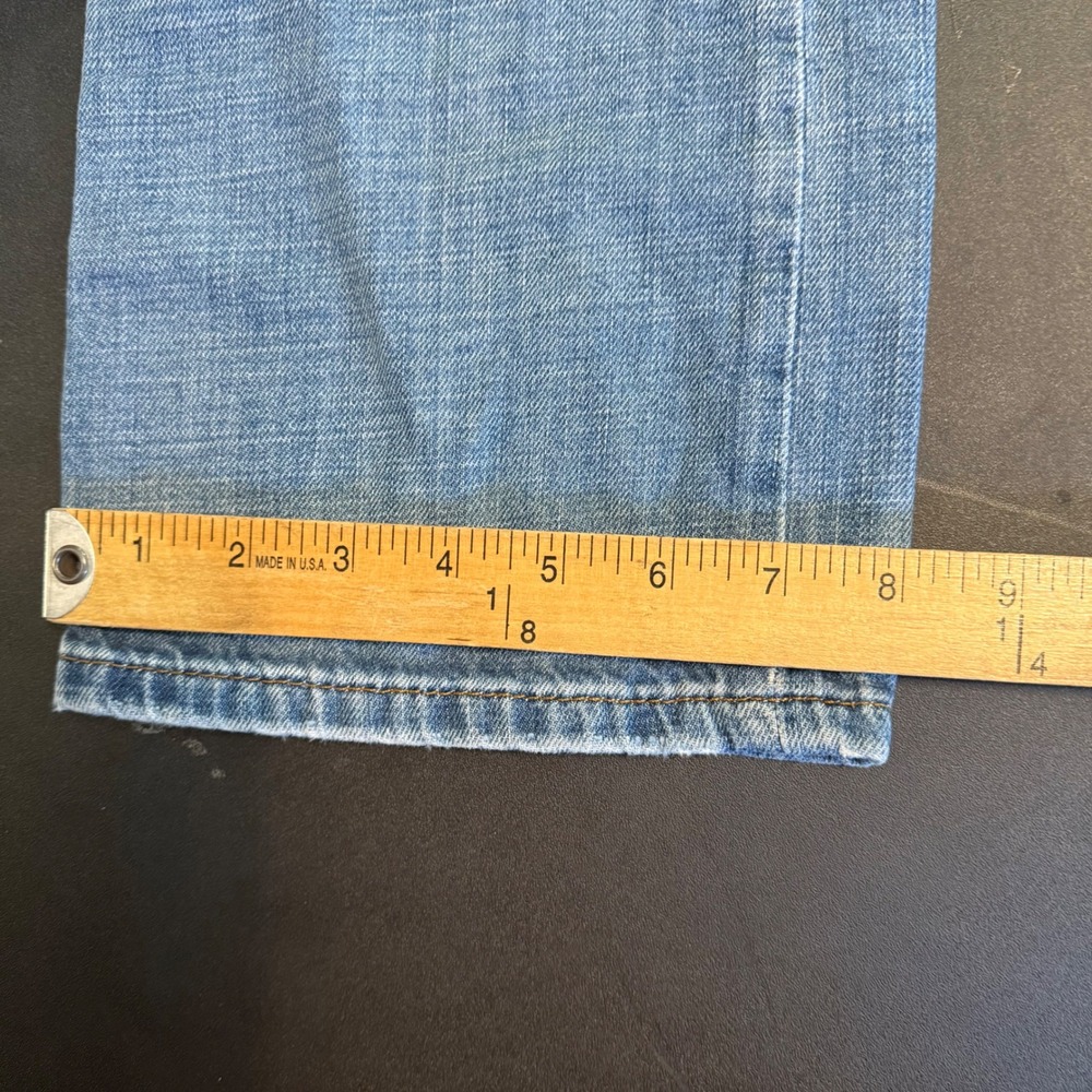 RVCA Artist Network Program Jeans Mens 28 Light Blue Excellent Straight Leg ANP - Picture 6 of 13
